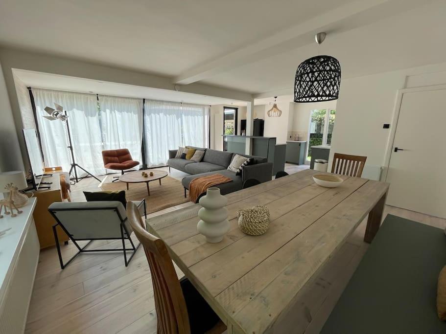 Modern Beach House For 12 Pers! With Jacuzzi Julianadorp Ngoại thất bức ảnh